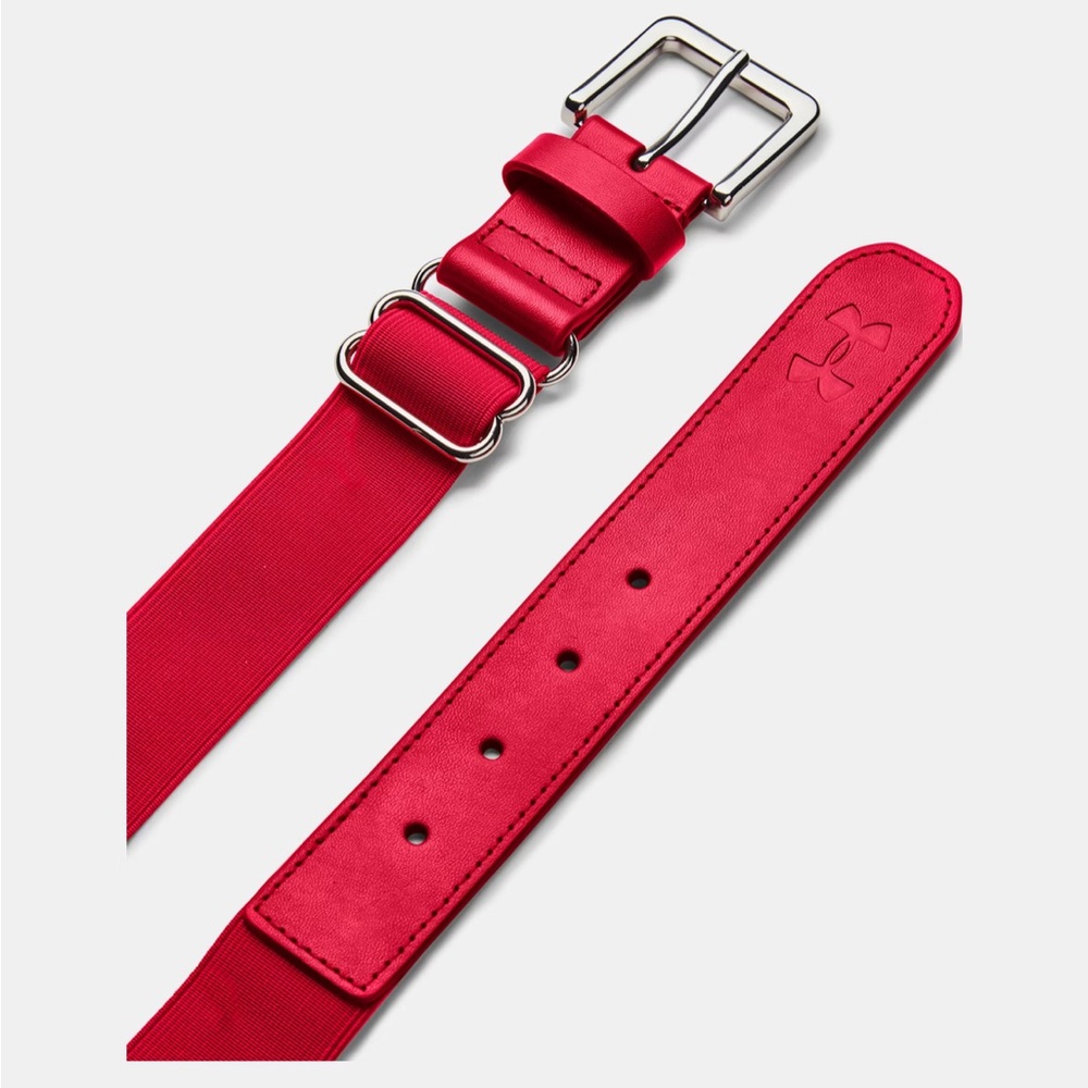 NWOT Under Armour Red Belt with Silver Accents Youth O/S fits all